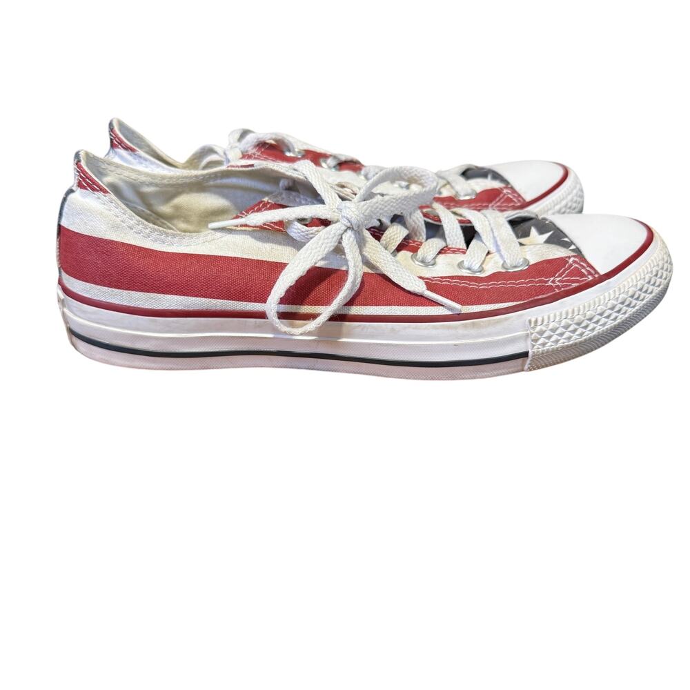 Converse All Star Patriotic Canvas Low Top Sneakers Unisex M=6 W=8